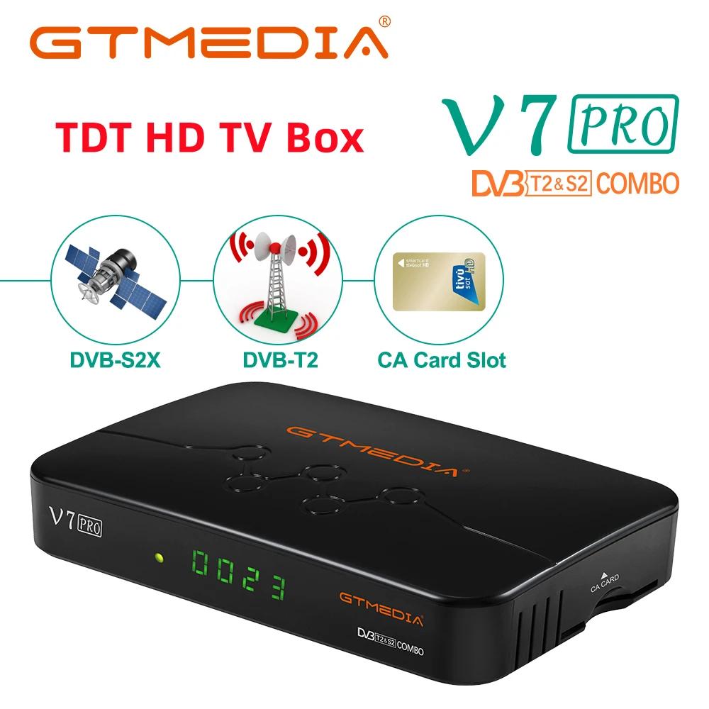GTMEDIA V7 Pro TDT HD,ECAM, MARS  ù , DVB-S S2 S2X + T T2 VCM ACM Ƽ Ʈ, Ƽ , CA ī  TV ڽ